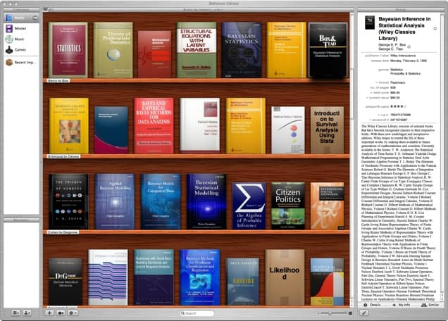 Delicious Library en tu MAC